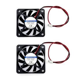 6010 -78582 2pcs 60 X 10 Mm 2pin Dc 12v Mini Silent Cooling Fan With Wires Small