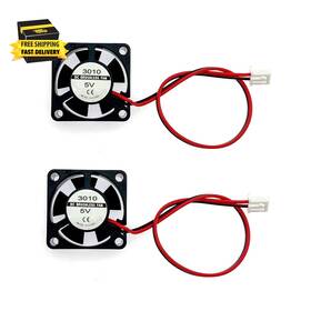 3010 -78984 2pcs 30x30x10mm 2pin Dc 5v Mini Silent Cooling Fan With Wires Small Quiet C