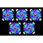 Bestprice2018 04876 Pack Ultra Silent Multicolor Led Case Fan Black Frame Improve