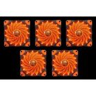 0689177704906 Ultra Fan Pack Silent Orange Led Case Black Frame Improve
