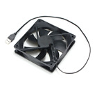 1143611 Unbranded Black Usb Silent Computer Case Cooling Fan Powered Dc