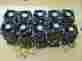11482 Hec Lot Of 59x 80mm 12v Case Fans