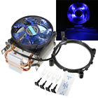 Lga775-1156-1155 1178376 Led Copper Cpu Cooler Fan Heat Sink For Intel Amd