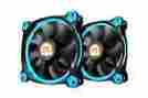 Cl-f047-pl12bu-a 120mm Thermaltake Riing Blue Led Ultra Case Fan Quiet Computer Cooling Parts 841163063699