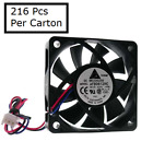 12vdc Afb0612hc-216pk Fan Box Of 216 21a 60mm Sq X 13mm Thick Fans
