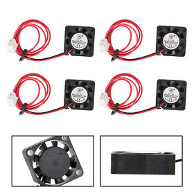 2 Pin Wire 4pc Brushless Dc Cooling Blower Fan 5v 2006 20x20x6mm V1