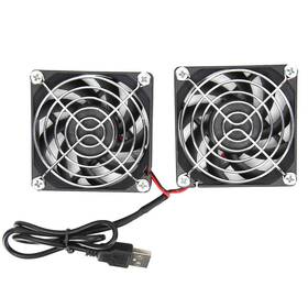 214 744759119988 Router Fan Cooler 5v Quiet Usb Heat Dissipation Dual Cooling For Asus