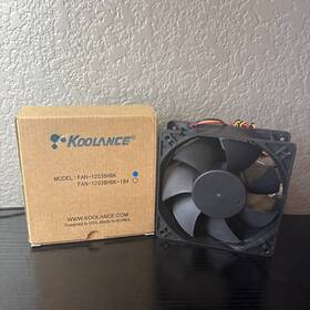Fan-12038hbk 3 Wire Fan12038hbk Koolance 120mm High Speed Cooling Fan 12v