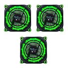 312l-dgn Apevia Silent Black Case Fan With Green Leds 837344004919