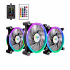 3pack001 Aigo Pack Rgb Adjust Led Computer Case Pc Cooling Fan