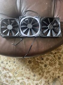 3x Nzxt Computer Fans 120mm 140mm Rgb