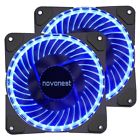 4328439952 Uphere Blue Led Silent Fan For Computer Cases Cpu Coolers