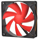 4894697566682 Unbranded Computer Chassis Cpu Cooling Fan Black Red