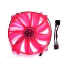 Cf20sl-urd 4pin Uv Fan Red 200mm C8f6 Led Case Apevia
