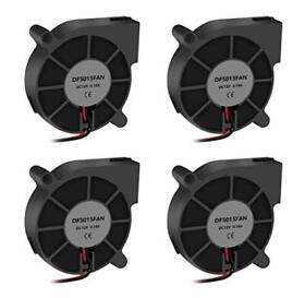 5015 Brushless Cooling Fan 4pcs 3d Printer Blower Dc 12v Fans 50x50x15mm