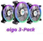 546343470 Aigo Pc Cooling Fan Computer Case Cooler Rgb Led Connector