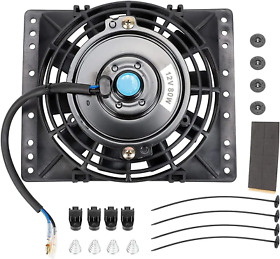 6 Inch Slim 650cfm Radiator Cooling Fans Universal Pull Push 12v 80w Direct