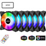696542239338 Uphere Silent Intelligent Control Rgb Fan Adjustable Colorful