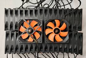 Af12-2100 Aaawave Af12-1200 Lot Of 6 - 120mm Double Ball Bearing Silent Cooling Case Fan