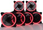 Ac-fan-0060-cuk-002 Computer Upgrade King Cuk Red Halo Ring Led 787468151795