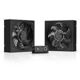 Ac Infinity 819137020061 Rack Roof Fan Kit Quiet Dual-fans With Speed Controller For Cooling Av Hom