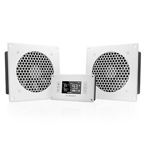 Fvry96385 Ac Infinity Airplate T8 White Quiet Cooling Dual-fan System 6inch With Thermosta