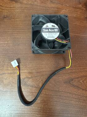 9ga0812p1s651 Ace San 80 Server Fan 80mm X 38mm 12v 0.94a 4-pin