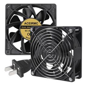 19884 Aceirmc 2pcs Ec Case Fan 120mm X 38mm Ball Bearing Ac 110v 115v 120v 220v 240v Brushless