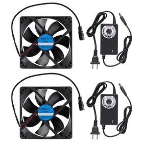 Aceirmc 313050121152 2pcs Blower Cooling Fan 120x25mm 110v 220v Ac Powered Dual-ball Bear