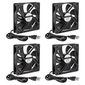 12025 Aceirmc 687117731982 4pcs 120mm Usb Brushless Cooling Fan X 25mm Dc 5v Quiet