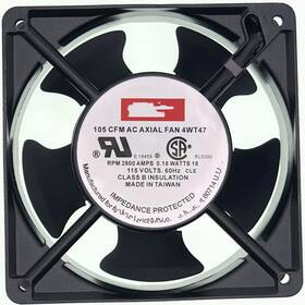 4wt47 Acrotor 732322891461 Axial Cooling Fan 115v Ac 105cfm 120mm Square Cabinet Welding