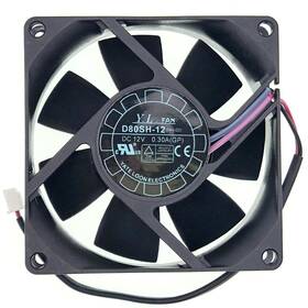 D80sh-12 Acrotor 732322925517 Cooling Fan M-gp2 For Yalnfan Dc12v 0.30a 2.16w 80x80x25mm 2-wire 2-