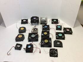 Acc-9540 Adaptec Pc Server Cpu Heatsink Case Cooling Fan 12v 24v 5v Lot Of 18