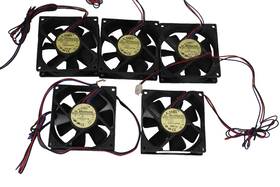 Ad0812ls-a76gl Adda Ad0812lsa76gl Dc Brushless Fan 12v 0.12a 3-pin 8 Mm 3-1/8 Inch X3-1/8lot Of 5