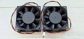 As08024hb389b00 Adda 24v 1.5a 8038 80mm 4-wire Industrial Cooling Fan Pwm 2 Pcs