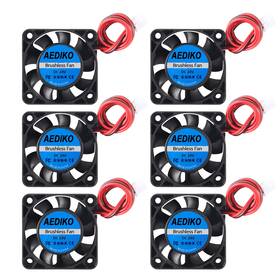 Ae19583 Aediko 6pcs 4010 Fan 24v 3d Printer Cooling 40x40x10mm Mini Brushless