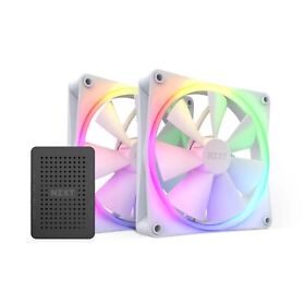 Rf-r14df-w1 Aer F140 Rgb White Twin Pack 2x Fan And Lighting Controller