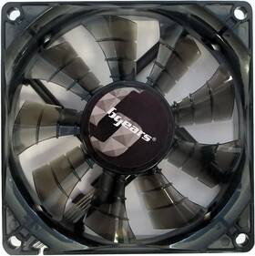 Aerocool 705353178399 Bgears 80 Mm 2 Ball Bearing High Speed Performance Fan Translucent Black