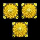 Af312l-syl Af312lsyl Apevia Case Fans Yellow Led Ultra Silent Leds 837344004674