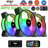 Aigo And Aura Sync Argb Led Pc Case Fan With