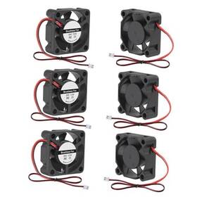 3010 Aitiao 687117713636 6pcs 12v Dc Brushless Cooling Fan 30x30x10mm Mini Quiet