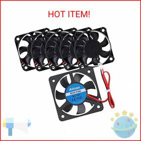 Alinan 701715514867 6pcs 4010 12v Sleeve Bearing Brushless Cooling Fan 40 10mm With 2p