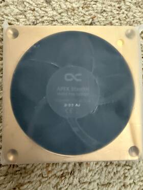 13854 Alphacool Apex Stealth 120mm 2000 Rpm Case Fan - Gold