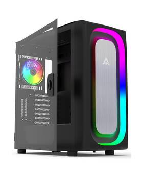 Alseye 897059878577 Ai-pro Black E-atx Gaming Pc Case With Pre-installed Halo-pro Argb Fan