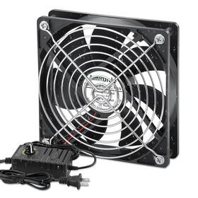 Ip67 Amrunje 313094998994 120mm Waterproof Computer Fan With Ac Plug 12v Variable Speed Controller Fo