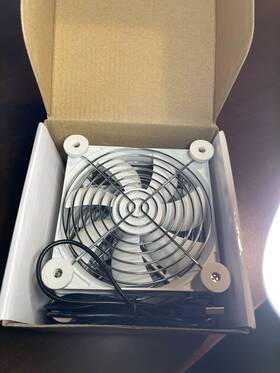 Anextusbfan-12002 Anext 120mm Usb Fan Silent For Receiver Dvr Playstation White