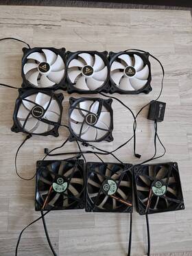 0-761345-57007-7 Antec Storm 120mm Case Fan 5-pack Thermaltake 3-pack Silverstone Connector