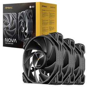 Antec 120 3pk Nova Pwm 120mm Premium High-performance Fan 3 In 1 Pack
