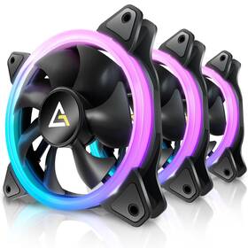 Antec 761345400213 Rgb Fans 120mm Pwm Pc Case Fan 3 Packs Computer F