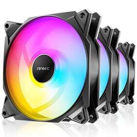 Antec 761345777131 Rgb Fans 5v 3pin Addressable 120mm Fan With Controller Motherb